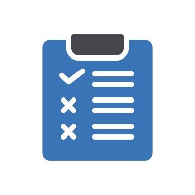 Web sitesi tasarımı ve masaüstü zarfları için kontrol listesi simgesi, geliştirme. premium paket.