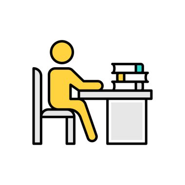 Web sitesi tasarımı ve masaüstü zarfları için kullanıcı okuma Simgesi, geliştirme. premium paket.