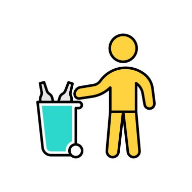 Web sitesi tasarımı ve masaüstü zarfları için çöp Simgesi, geliştirme. premium paket.