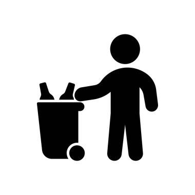 Web sitesi tasarımı ve masaüstü zarfları için çöp Simgesi, geliştirme. premium paket.