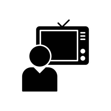 Web sitesi tasarımı ve masaüstü zarfları için Simge TV şovu, geliştirme. premium paket.