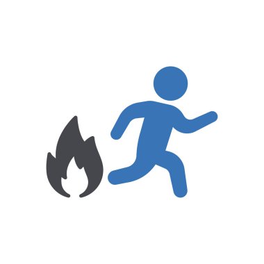 ateş çalışan Simgesi web sitesi tasarımı ve masaüstü zarfları için, geliştirme. premium paket.