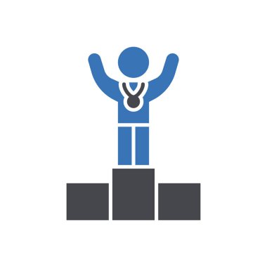 Web sitesi tasarımı ve masaüstü zarfları için kazanan Simge, geliştirme. premium paket.