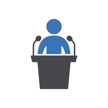 Web sitesi tasarımı ve masaüstü zarfları için tartışma simgesi, geliştirme. premium paket.