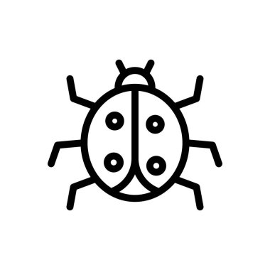 Web sitesi tasarımı ve masaüstü zarfları için uğur kuşu simgesi, geliştirme. premium paket.