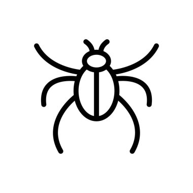 Web sitesi tasarımı ve masaüstü zarfları için böcek simgesi, geliştirme. premium paket.