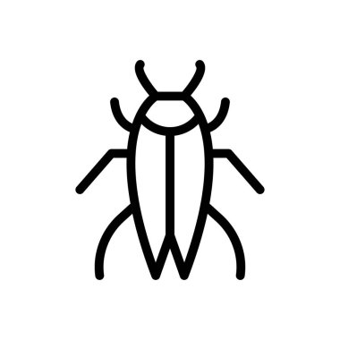 Web sitesi tasarımı ve masaüstü zarfları için böcek simgesi, geliştirme. premium paket.