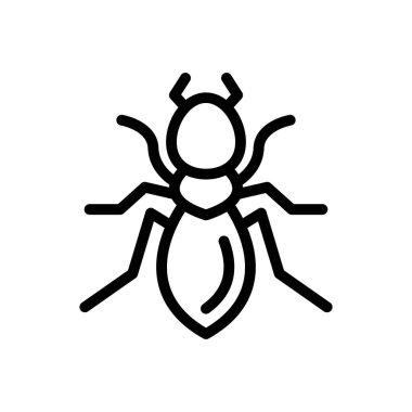 Web sitesi tasarımı ve masaüstü zarfları için böcek simgesi, geliştirme. premium paket.