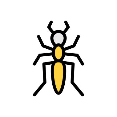 Web sitesi tasarımı ve masaüstü zarfları için böcek simgesi, geliştirme. premium paket.