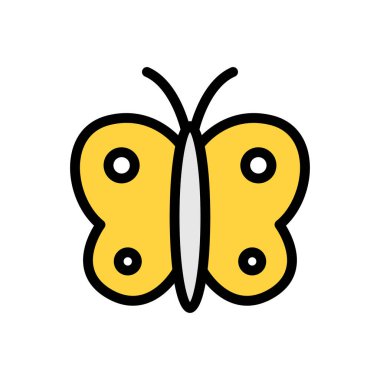 Web sitesi tasarımı ve masaüstü zarfları için Kelebek Simgesi, geliştirme. premium paket.