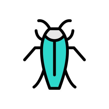 Web sitesi tasarımı ve masaüstü zarfları için böcek simgesi, geliştirme. premium paket.