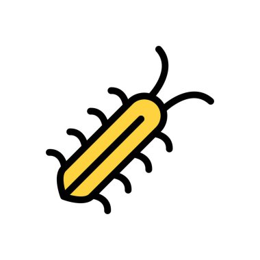 Web sitesi tasarımı ve masaüstü zarfları için böcek simgesi, geliştirme. premium paket.