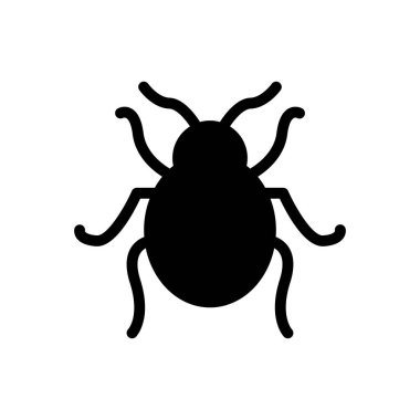 Web sitesi tasarımı ve masaüstü zarfları için böcek simgesi, geliştirme. premium paket.