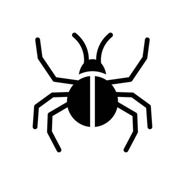 Web sitesi tasarımı ve masaüstü zarfları için böcek simgesi, geliştirme. premium paket.