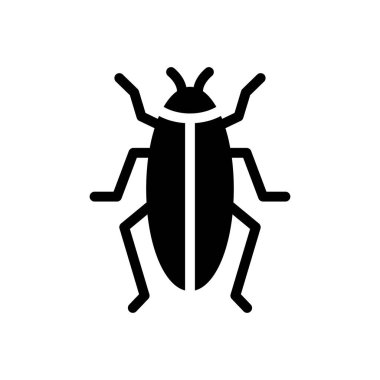 Web sitesi tasarımı ve masaüstü zarfları için böcek simgesi, geliştirme. premium paket.