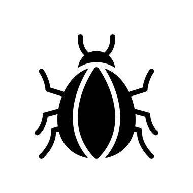 Web sitesi tasarımı ve masaüstü zarfları için hamamböceği simgesi, geliştirme. premium paket.