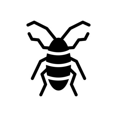 Web sitesi tasarımı ve masaüstü zarfları için böcek simgesi, geliştirme. premium paket.