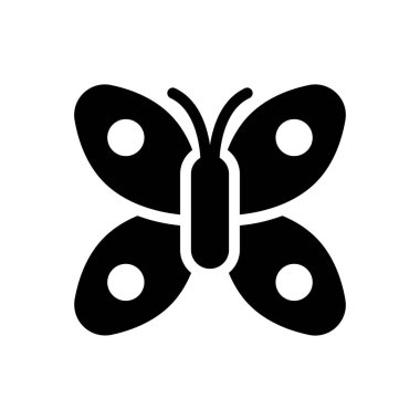 Web sitesi tasarımı ve masaüstü zarfları için Kelebek Simgesi, geliştirme. premium paket.