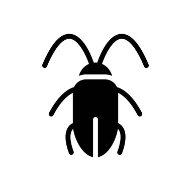 Web sitesi tasarımı ve masaüstü zarfları için hamamböceği simgesi, geliştirme. premium paket.