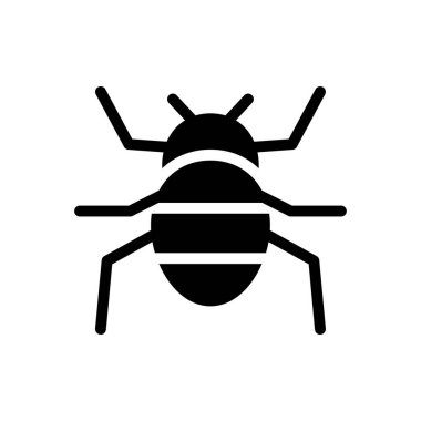 Web sitesi tasarımı ve masaüstü zarfları için böcek simgesi, geliştirme. premium paket.