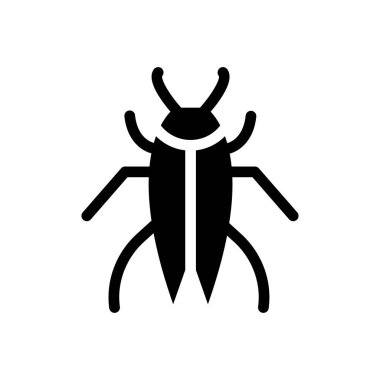 Web sitesi tasarımı ve masaüstü zarfları için böcek simgesi, geliştirme. premium paket.