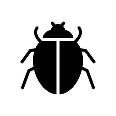 Web sitesi tasarımı ve masaüstü zarfları için böcek simgesi, geliştirme. premium paket.