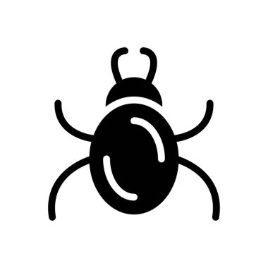 Web sitesi tasarımı ve masaüstü zarfları için böcek simgesi, geliştirme. premium paket.