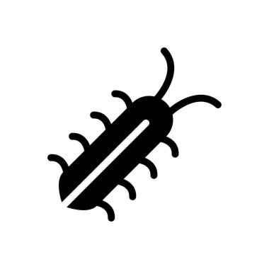 Web sitesi tasarımı ve masaüstü zarfları için böcek simgesi, geliştirme. premium paket.