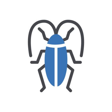 Web sitesi tasarımı ve masaüstü zarfları için böcek simgesi, geliştirme. premium paket.