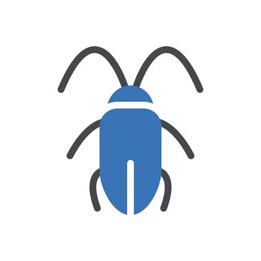 Web sitesi tasarımı ve masaüstü zarfları için hamamböceği simgesi, geliştirme. premium paket.