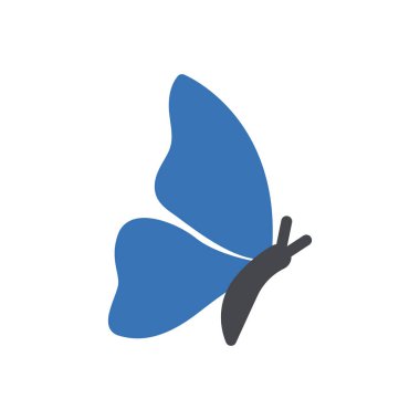 Web sitesi tasarımı ve masaüstü zarfları için Kelebek Simgesi, geliştirme. premium paket.