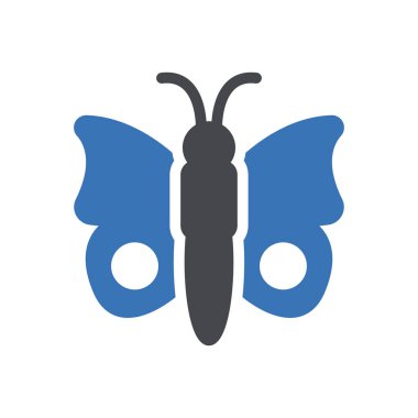 Web sitesi tasarımı ve masaüstü zarfları için Kelebek Simgesi, geliştirme. premium paket.