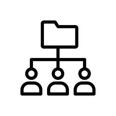 site tasarımı ve masaüstü zarfları için dizin paylaşım simgesi, geliştirme. premium paket.