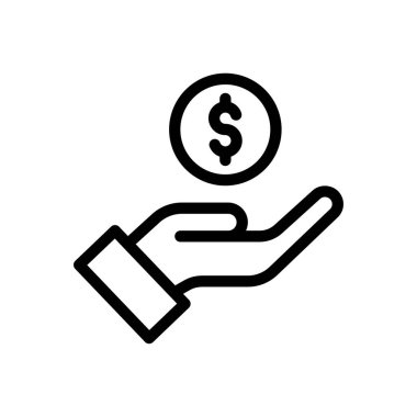 Web sitesi tasarımı ve masaüstü zarfları için dolar simgesi öde, geliştirme. premium paket.