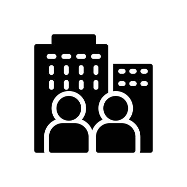 Web sitesi tasarımı ve masaüstü zarfları için çalışma ofisi simgesi. premium paket.