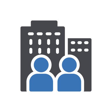 Web sitesi tasarımı ve masaüstü zarfları için çalışma ofisi simgesi. premium paket.