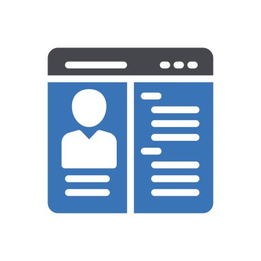 Web sitesi tasarımı ve masaüstü zarfları için web sayfası simgesi, geliştirme. premium paket.