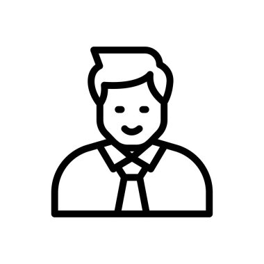 Web sitesi tasarımı ve masaüstü zarfları için çalışan adam simgesi, geliştirme. premium paket.