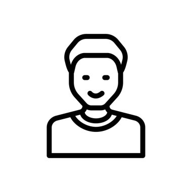 Web sitesi tasarımı ve masaüstü zarfları için erkek simgesi, geliştirme. premium paket.