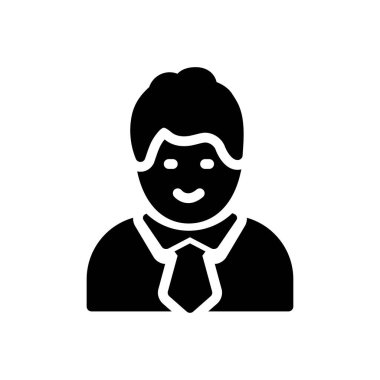 Web sitesi tasarımı ve masaüstü zarfları için öğrenci simgesi, geliştirme. premium paket.