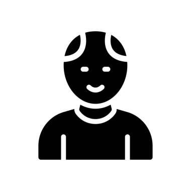 Web sitesi tasarımı ve masaüstü zarfları için yaşlı adam Simgesi, geliştirme. premium paket.