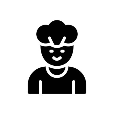 Web sitesi tasarımı ve masaüstü zarfları için erkek simgesi, geliştirme. premium paket.