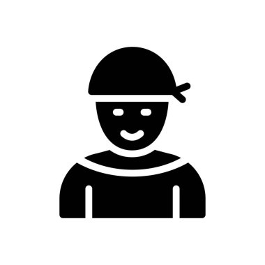 Web sitesi tasarımı ve masaüstü zarfları için profesyonel adam simgesi. premium paket.