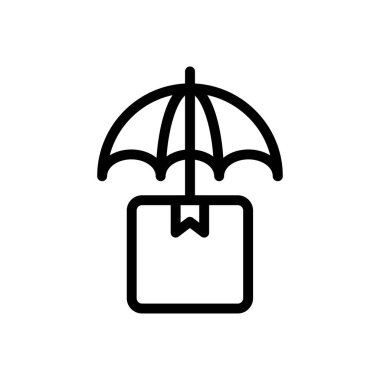 Web sitesi tasarımı ve masaüstü zarfları için lojistik simgesi, geliştirme. premium paket.