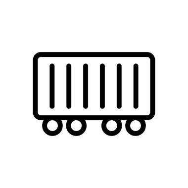 Web sitesi tasarımı ve masaüstü zarfları için kamyon simgesi, geliştirme. premium paket.