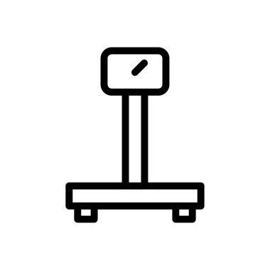 Web sitesi tasarımı ve masaüstü zarfları için ağırlık simgesi, geliştirme. premium paket.