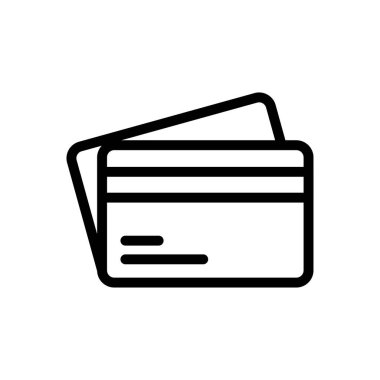 İnternet sitesi tasarımı ve masaüstü zarfları için kredi Simgesi, geliştirme. premium paket.