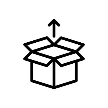 Web sitesi tasarımı ve masaüstü zarfları için kutu simgesi, geliştirme. premium paket.