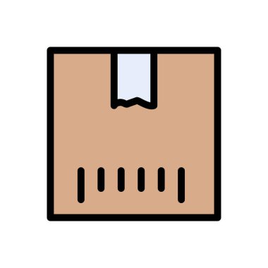 site tasarımı ve masaüstü zarfları için parsel simgesi, geliştirme. premium paket.