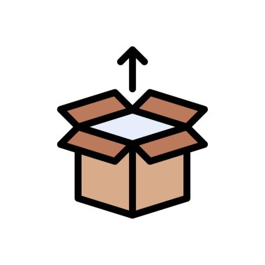 Web sitesi tasarımı ve masaüstü zarfları için kutu simgesi, geliştirme. premium paket.